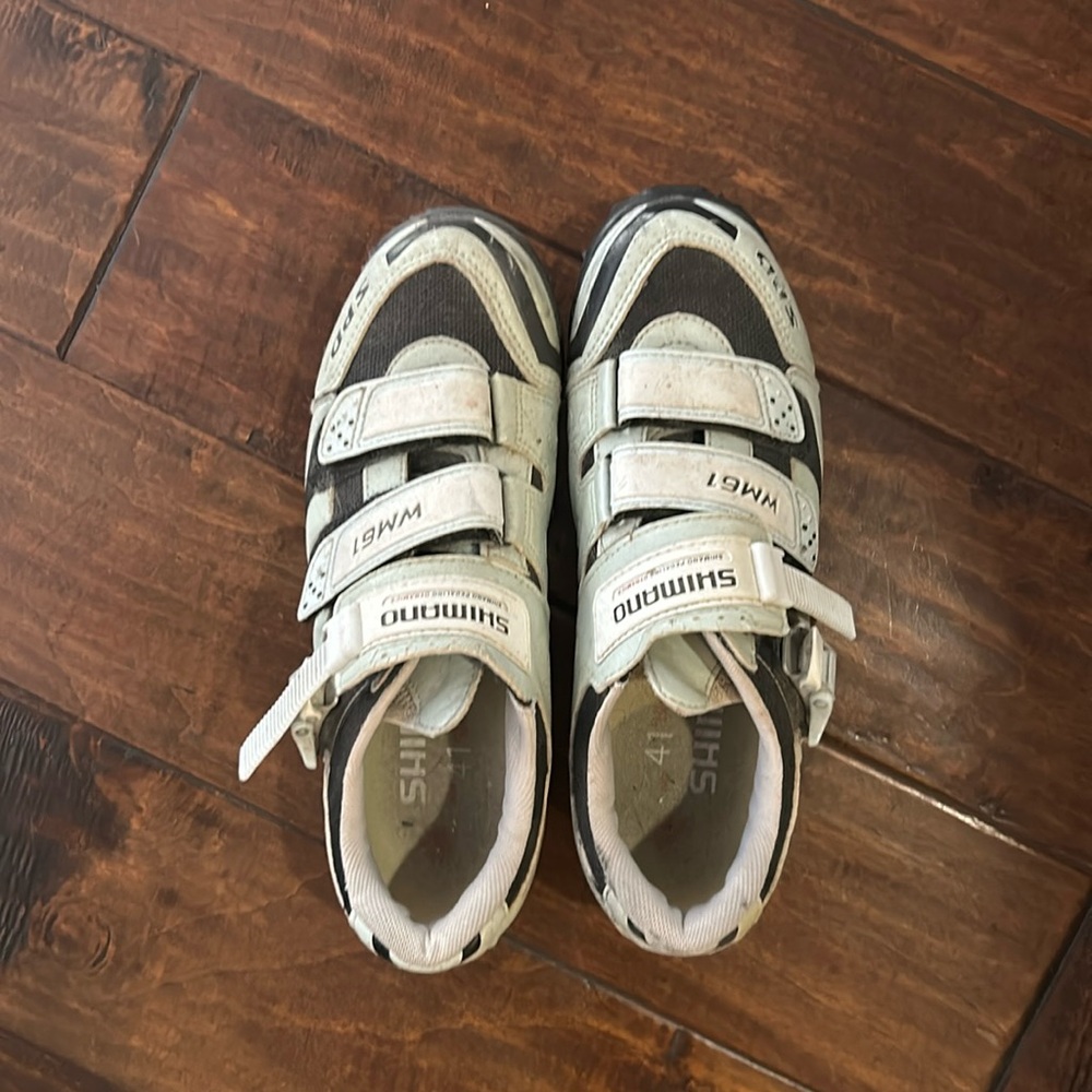 Bike shoes and cleats